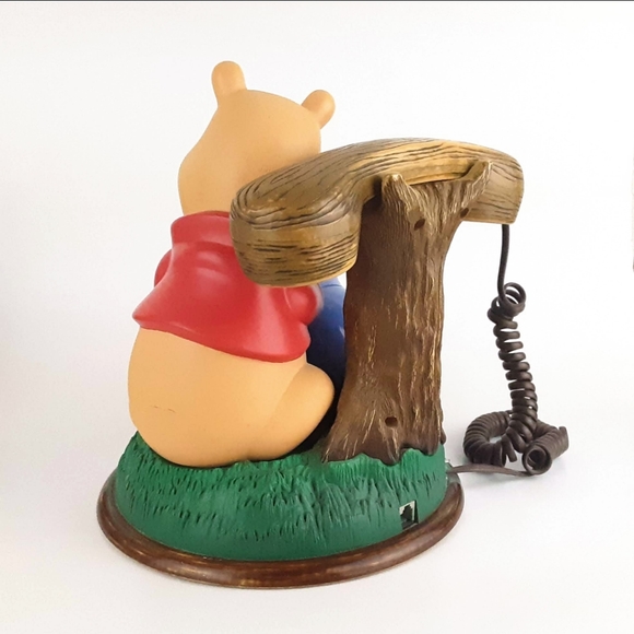 Vintage Telemania Winnie The Pooh Desk Telephone Disney - Picture 2 of 6
